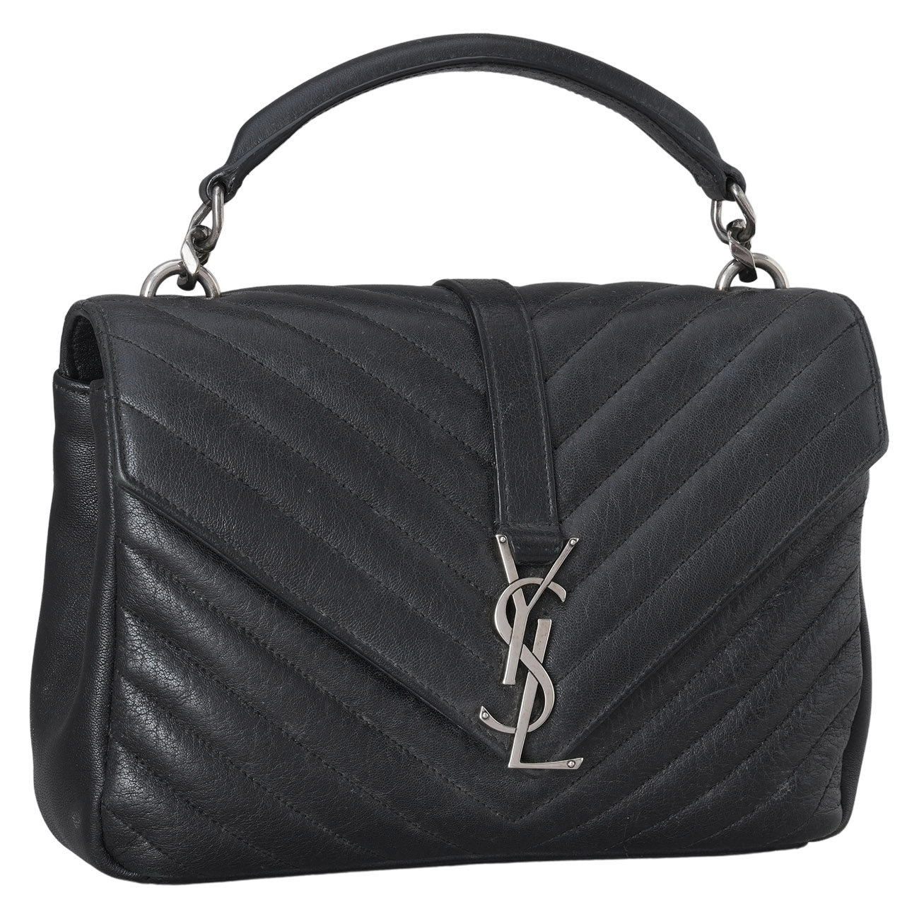 YVES SAINT LAURENT(USED)생로랑 392737 모노그램 컬리지